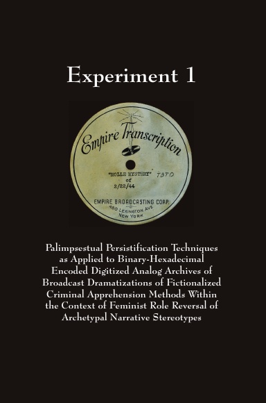 Experiment 1