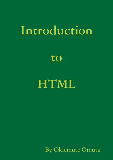 Introduction to HTML