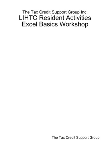 Excel Class Ebook