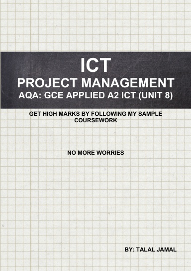 ICT  PROJECT MANAGEMENT