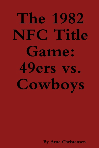 The 1982 NFC Title Game
