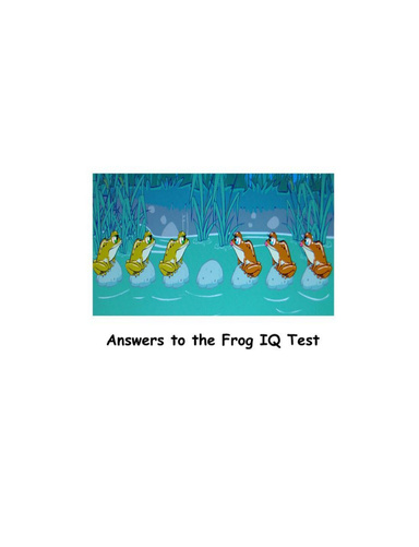 frog leap test