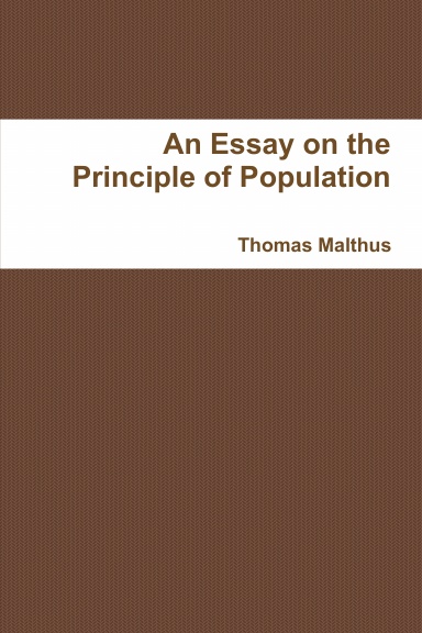 An Essay on the Principle of Population
