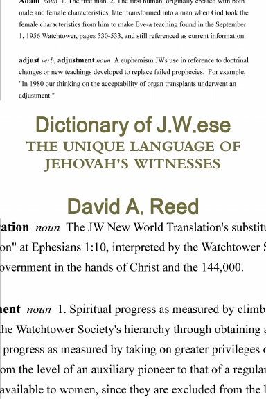 Dictionary of J.W.ese