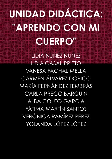 UNIDAD DIDÁCTICA: "APRENDO CON MI CUERPO"