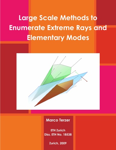 Large Scale Methods to Enumerate Extreme Rays and Elementary Modes (color print)
