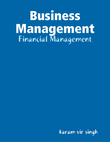 Business Management - Financial Management