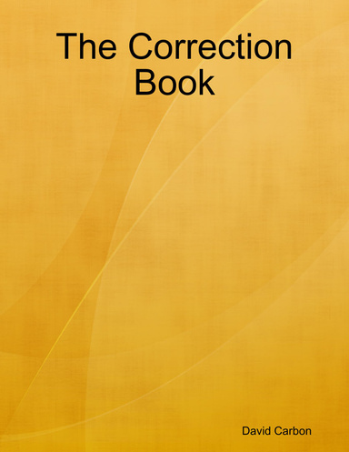 The Correction Book