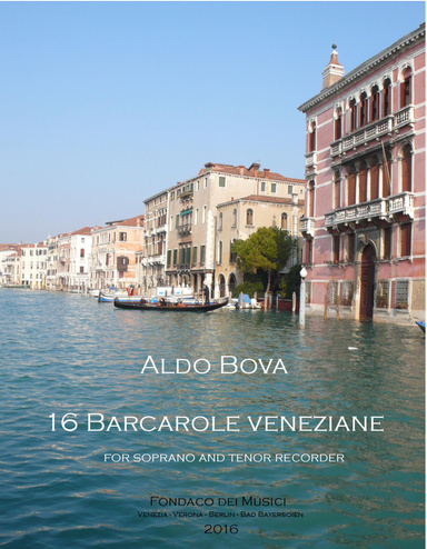 16 Barcarole Veneziane for 2 recorders Vol. 1