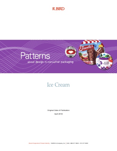 Patterns: Ice Cream Package Design