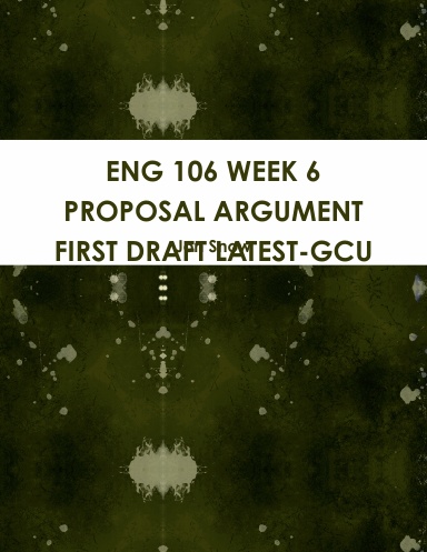 eng 106 topic 6 proposal essay