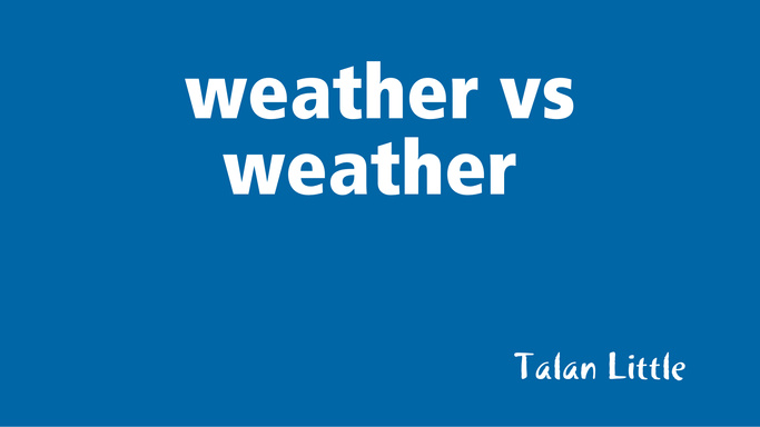 weather vs weather
