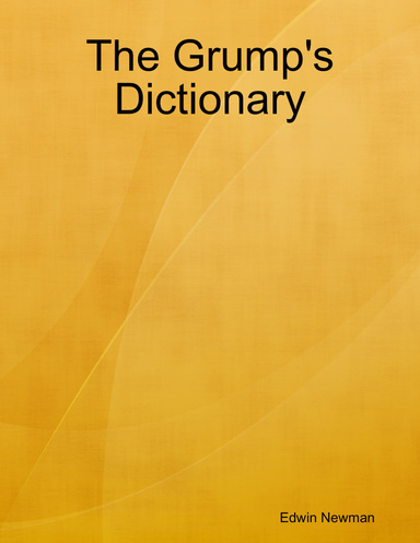 The Grump's Dictionary