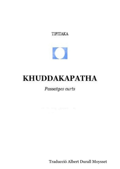 Khuddakapatha