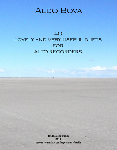 40 lovely and useful duets for alto recorders