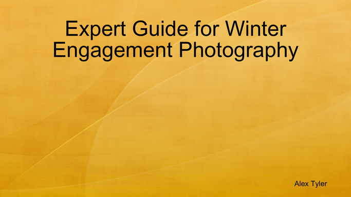 Expert Guide for Winter Engagement Photography