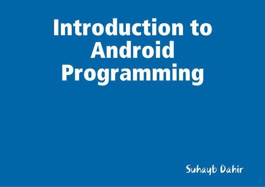 Introduction to Android Programming