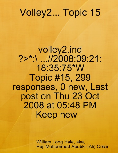 Volley2... Topic 15