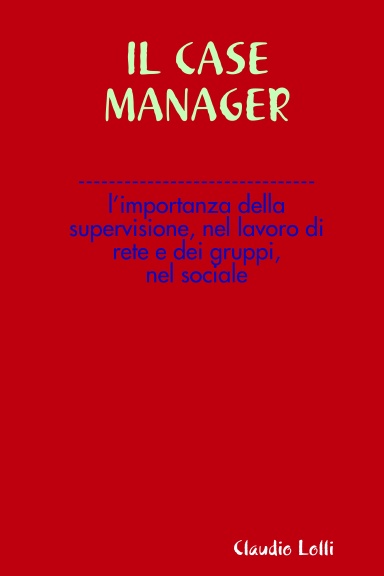 IL CASE MANAGER