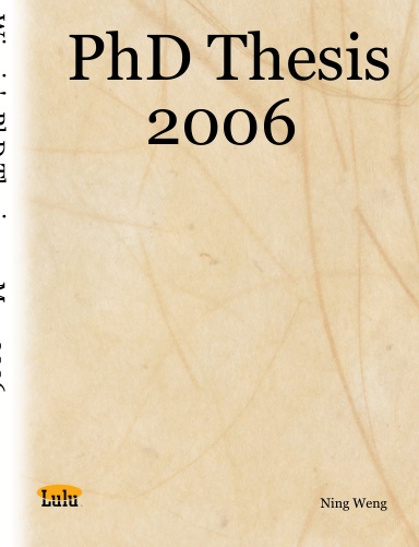 PhD Thesis 2006
