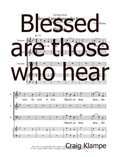 Blessed are those who hear