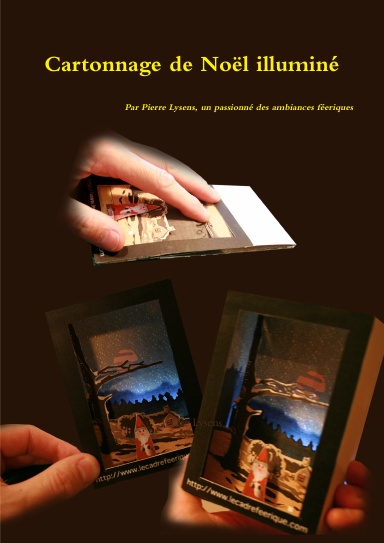Cartonnage de Noël illuminé