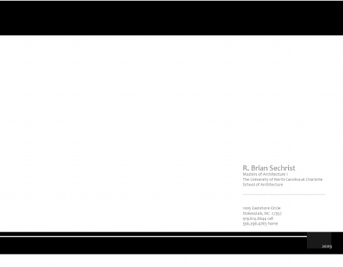 Brian Sechrist 2009 Portfolio