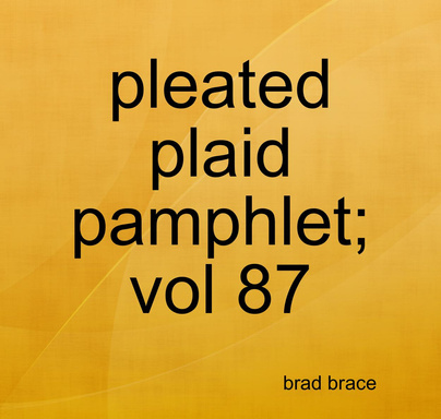 pleated plaid pamphlet; vol 87