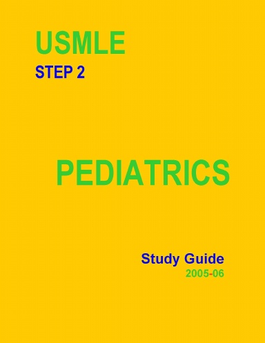 Pediatrics Study Guide