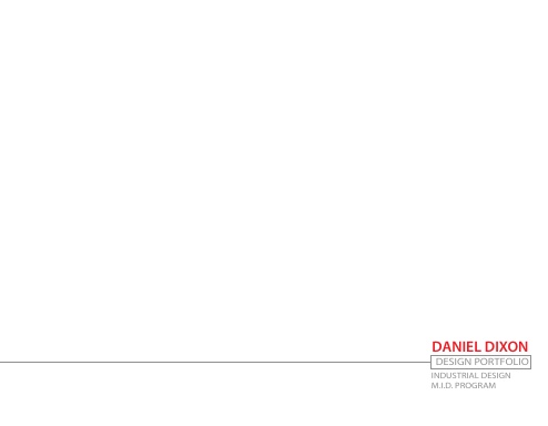 Industrial Design Portfolio 1