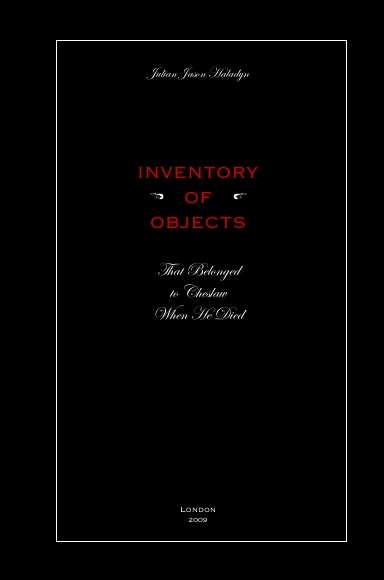 Inventory of Objects