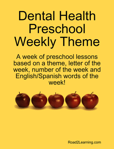 Dental Health Preschool Weekly Theme