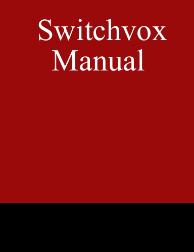 Switchvox Manual