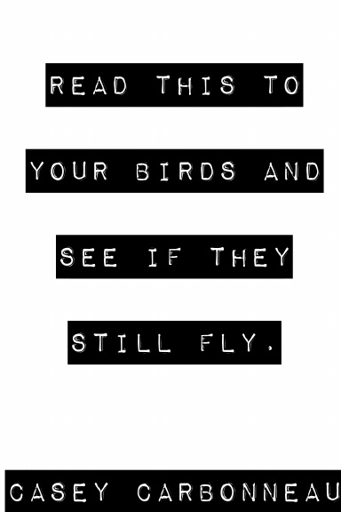 Read This To Your Birds And See If They Still Fly