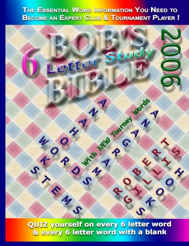 Bob's Bible 6 Letter Study Guide Complete (Hardcover)