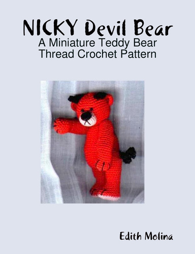 NICKY Devil Bear - Thread Crochet Pattern