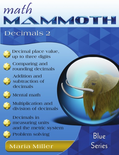 Math Mammoth Decimals 2
