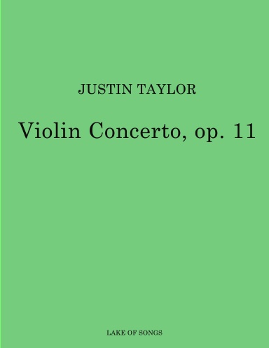 Taylor-Violin Concerto in G major, op. 11