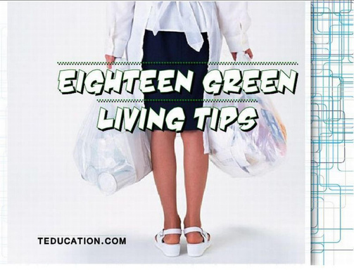 18 Green Living Tips (pdf)