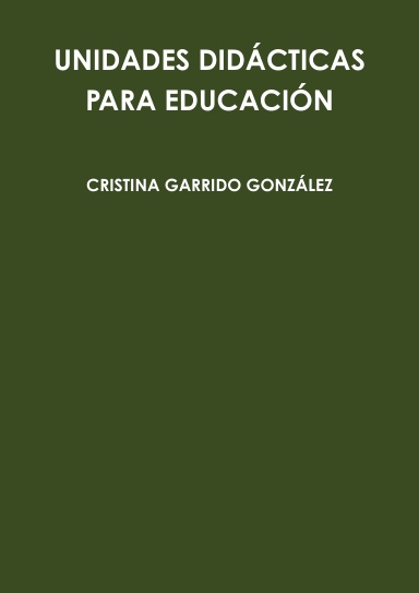 UNIDADES DIDÁCTICAS PARA EDUCACIÓN