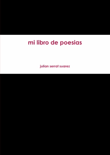 mi libro de poesias