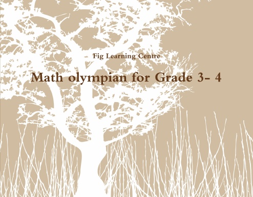Math olympian for Grade 3- 4