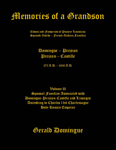 Memories of a Grandson, Volume III