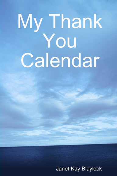 My Thank You Calendar