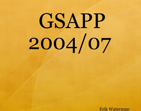 GSAPP 2004/07