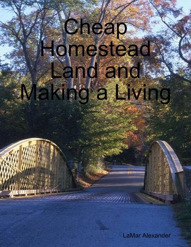 Cheap Homestead Land and Making a Living