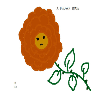A Brown Rose