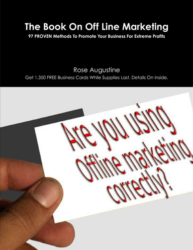 The Book On Off Line Marketing