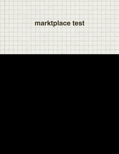 marktplace test