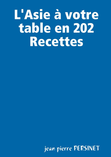 L'asie à votre table